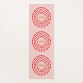 Mooie Hart Mandala's Yogamat (Achterkant)