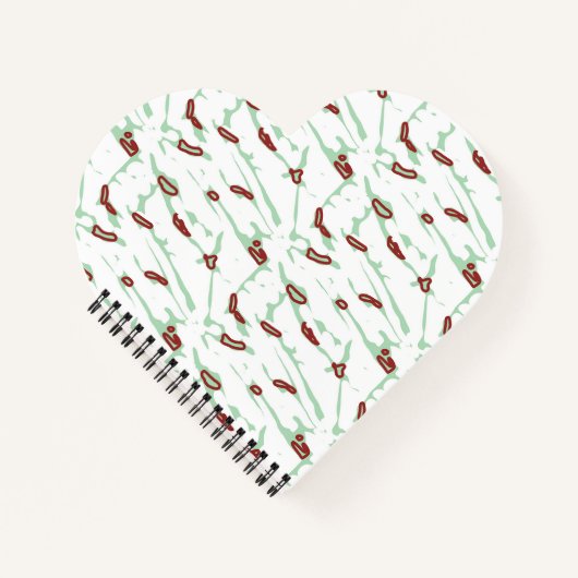 Mooie Hart Notebook | Romantisch Esthetisch Dagboe Notitieboek (Voorkant)