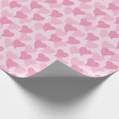 Mooie Harten Naadloos Patroon Cadeaupapier (Hoek)