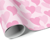 Mooie Harten Naadloos Patroon Cadeaupapier (Rol Hoek)