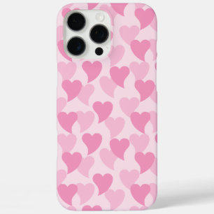 Mooie Harten Naadloos Patroon iPhone 16 Pro Max Hoesje
