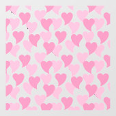 Mooie Harten Naadloos Patroon Raamsticker (Vel)