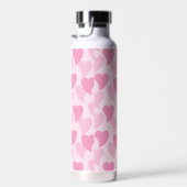 Mooie Harten Naadloos Patroon Waterfles (Rechts)