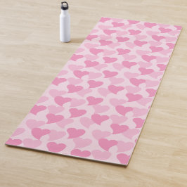 Mooie Harten Naadloos Patroon Yogamat