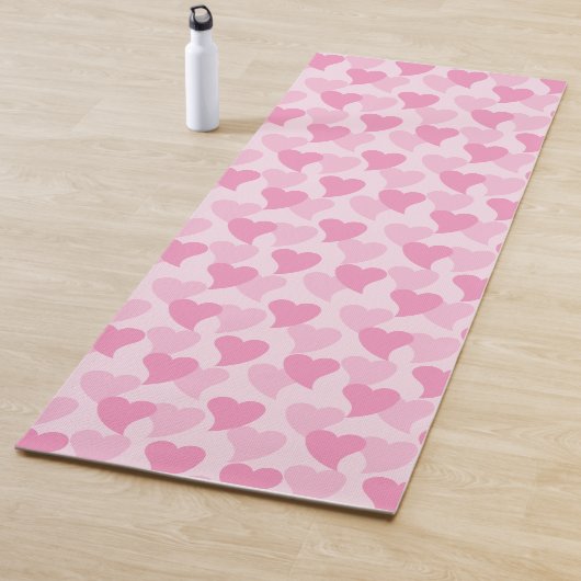 Mooie Harten Naadloos Patroon Yogamat (In situ)