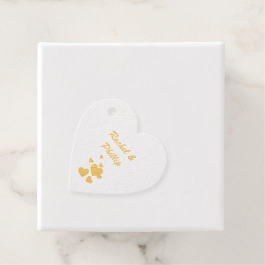 Mooie Hartjes Bedankjes Labels (Met doos)