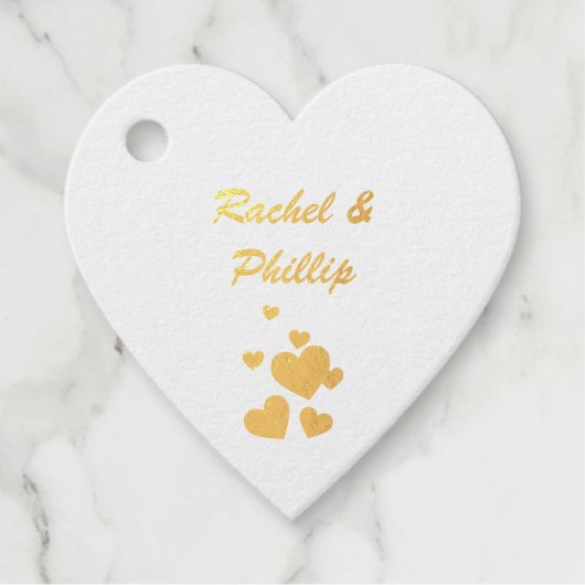 Mooie Hartjes Bedankjes Labels (Voorkant)