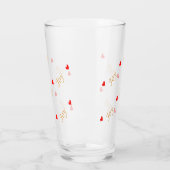 Mooie Hartjes Patroon Glas (Links)