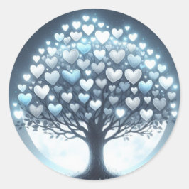 Mooie hartvormige boombomen Stickers