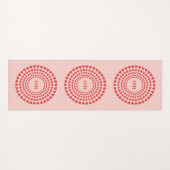 Mooie hartwandelaars yogamat (Voorkant (horizontaal))