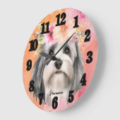 Mooie Havanese hond Grote Klok (Hoek)