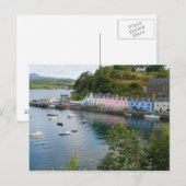 Mooie haven- en zeilboten met reflectie in 2 briefkaart (Voorkant / Achterkant)