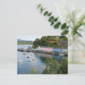 Mooie haven- en zeilboten met reflectie in 2 briefkaart (Staand voorkant)