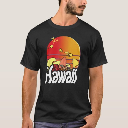 Mooie Hawaii Eilanden Souvenir Gift Idee T-shirt (Voorkant)