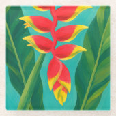 Mooie Hawaii-kunst Glazen Onderzetter (Voorkant)