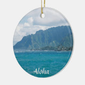 Mooie Hawaiiaanse kerst Keramisch Ornament (Links)