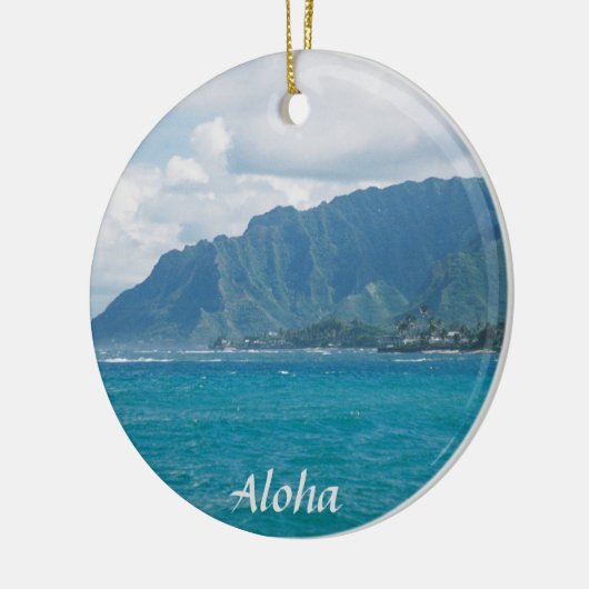 Mooie Hawaiiaanse kerst Keramisch Ornament (Links)