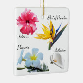 Mooie Hawaiian Flowers Keramisch Ornament (Rechts)