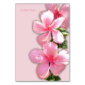Mooie Hawaiian Hibiscus-tafelkaart Kaart (Voorkant)