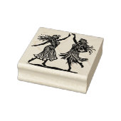 Mooie Hawaiian Hula Dancer Rubber Stamp Rubberstempel (Stempel)