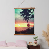 Mooie Hawaiian Sunset Hangend Wandkleed (Slaapkamer)