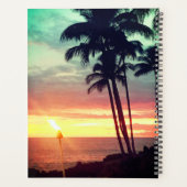 Mooie Hawaiian Sunset Planner (Achterkant)
