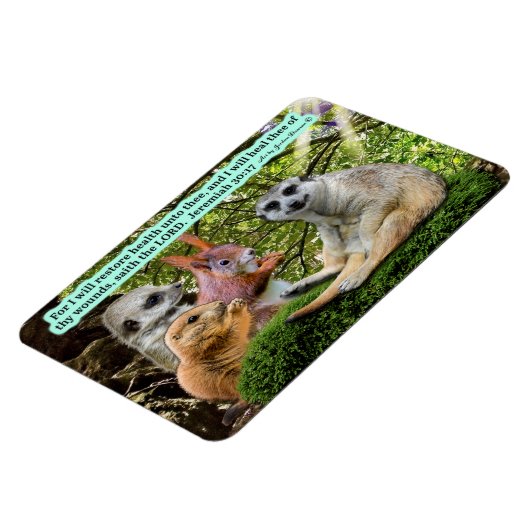 Mooie Healing Schrift Magneet Jeremia 30:17 (Linkerzijde)