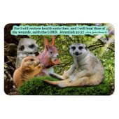 Mooie Healing Schrift Magneet Jeremia 30:17 (Horizontaal)