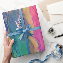 Mooie Hedendaagse Artistieke Fonkelende Baby Sho Cadeaupapier
