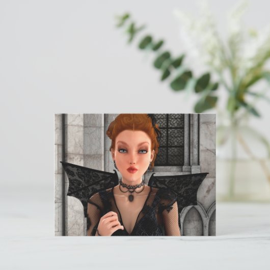 Mooie heks briefkaart (Staand voorkant)