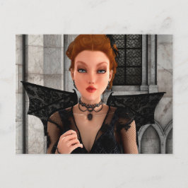 Mooie heks briefkaart