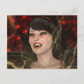 Mooie heks briefkaart (Voorkant)