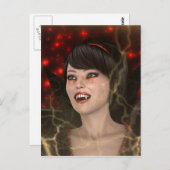 Mooie heks briefkaart (Voorkant / Achterkant)