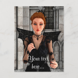 Mooie heks briefkaart