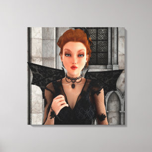 Mooie Heks Canvas Afdruk