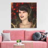 Mooie heks canvas afdruk (Insitu (Woonkamer))