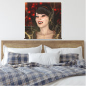 Mooie heks canvas afdruk (Insitu (Slaapkamer))