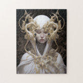 Mooie heks demon koningin fantasy kunst legpuzzel (Verticaal)