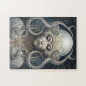 Mooie heks demon koningin fantasy kunst legpuzzel (Horizontaal)