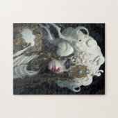 Mooie heks demon koningin fantasy kunst legpuzzel (Horizontaal)