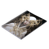 Mooie heks demon koningin fantasy kunst notitieboek (Linkerzijde)
