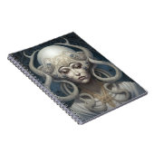 Mooie heks demon koningin fantasy kunst notitieboek (Rechterzijde)