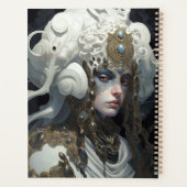 Mooie heks demon koningin fantasy kunst planner (Achterkant)