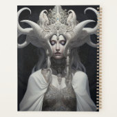 Mooie heks demon koningin fantasy kunst planner (Achterkant)