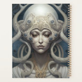 Mooie heks demon koningin fantasy kunst planner (Achterkant)