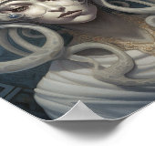 Mooie heks demon koningin fantasy kunst poster (Hoek)