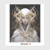 Mooie heks demon koningin fantasy kunst sticker (Vel)