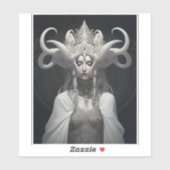Mooie heks demon koningin fantasy kunst sticker (Vel)