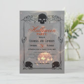 Mooie heks en pompoenen Halloween Kaart (Staand voorkant)