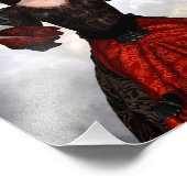 Mooie heks foto afdruk (Hoek)